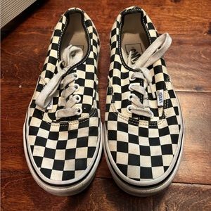 Checkered Vans